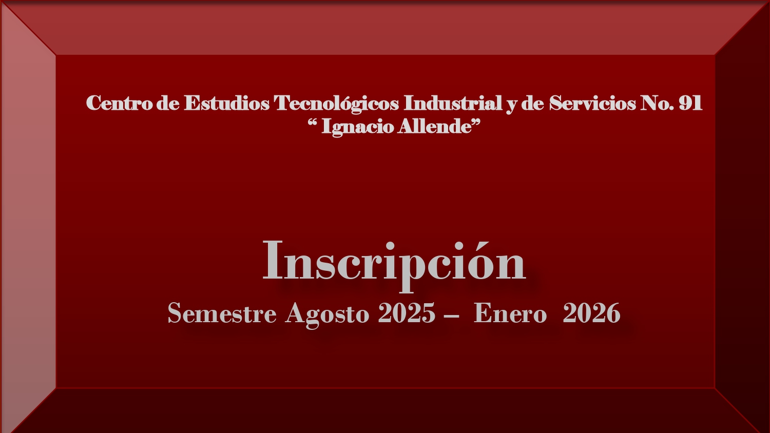 Convoctoria de Incripción Generación 2025-2028